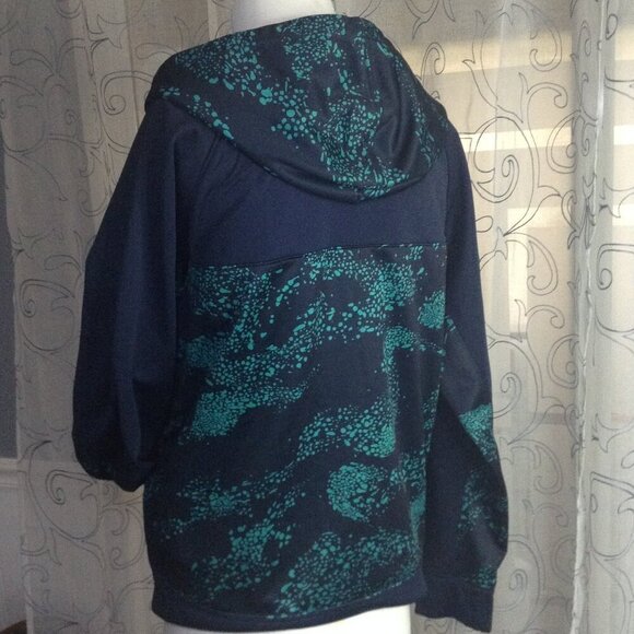 Nike SB Thermol Fit Juniors XL Nylon/Fleece hoodie, Graphic Print, 1/2 Zip, Y2K - Picture 4 of 6